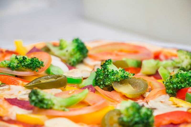 Food vegetables plate eat